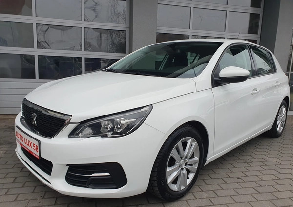 Peugeot 308 cena 37900 przebieg: 173299, rok produkcji 2019 z Warszawa małe 436